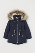 Парка H&M 98см темно синий 7098740972 - изображение 1