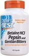Doctor's Best Betaine HCL Pepsin Gentian Bitters 360 капсул (4384303716) - зображення 1