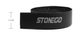 Органайзер кабелю Stonego стяжка липучка хомут для дротів 1 м Black - зображення 4