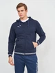 Толстовка на молнии мужская Joma Campus Iii 101590.331 S Темно-синяя с принтом (8424309044503) - изображение 1