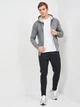 Олімпійка JOMA jungle zip-up hoodie melange grey M (102109.280) - изображение 3