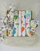 Набор пеленок для новорожденных с грызуном a.l.babybox Лисички на шариках - изображение 1