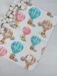 Набор для новородженных: 3 непромокаемых пеленки a.l.babybox Перышки с зверятами Разноцветный - изображение 6