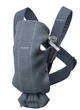 Кенгуру-переноска BabyBjorn Mini 3D Jersey Blue, 7317680210319 - изображение 1