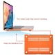 Чехол-накладка Fruct AirNW13 для MacBook Air 13 (2018-2021 M1) Матовый Orange - изображение 3