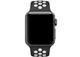 Силиконовый ремешок Fruct Nike Sport Band for Apple Watch 42/44/45/46/49 mm Black White - изображение 4