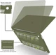 Чехол-накладка Fruct AirNW13 для MacBook Air 13 (2018-2021 M1) Матовый Dark Green - изображение 5