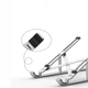 Подставка для MacBook WIWU Laptop Stand S400 - Silver (10307) - изображение 5