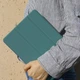 Чохол-книжка з тримачем для стілуса STR Trifold Pencil Holder Case PU Leather for iPad Pro 12.9 (2018 | 2020 | 2021 | 2022) - Dark Green - зображення 7