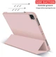 Чехол-книжка с держателем для стилуса STR Trifold Pencil Holder Case PU Leather for iPad Pro 12.9 (2018 | 2020 | 2021 | 2022) - Pink - изображение 4