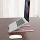 Подставка для ноутбука и планшета складная регулируемая Laptop Stand P1 Розовая - изображение 2