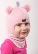 Зимова шапка-шолом Beezy для дівчинки 1402-24-22 Ведмедик нар. 2 (50-53 см) - зображення 3
