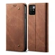 Чехол-книжка с кармашками UniCase Jeans Wallet для Xiaomi Redmi 10 / 10 (2022) / 10 Prime - Brown - изображение 2