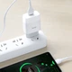 Сетевое зарядное устройство Hoco C72A + кабель Type-C Glorious Single Port Charger 1USB 2.1A White - изображение 7