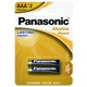 Батарейка Panasonic AAA LR03 Alkaline Power * 2 (LR03REB/2BP) - изображение 1