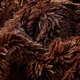 Плед Koloco Травка 210X230см Коричневый - изображение 4