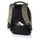 Рюкзак антивор XD Design Bobby Hero Small 13,3' , RFID защита, USB-порт, зеленый - изображение 6