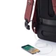 Рюкзак антивор XD Design Bobby Hero Small 13,3' , RFID защита, USB-порт, красный - изображение 9