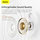 Беспроводные Bluetooth наушники Baseus Encok AirNora TWS W2 Салатовый - изображение 12