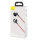 Наушники Baseus Encok H19 Wired Earphone 3.5mm Красный - изображение 7