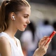 Беспроводные Bluetooth наушники Baseus Encok True Wireless TWS Earphones W3 Белый - изображение 10