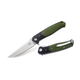 Кишеньковий туристичний складаний ніж Bestech Knife Swordfish black and green BG03A - зображення 1