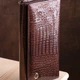 Женский кошелек кожаный ST Leather Accessories 18906 Коричневый - изображение 7