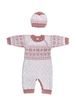 Комплект шапка комбинезон Mari-Knit 0840 р44 68см пудра 49365 - изображение 1