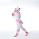 Женская кигуруми пижама взрослая и подростковая Kigurumi Единорог мерцающий Белый с розовым L 165-175 см. (1013) - изображение 5