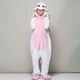 Пижама кигуруми Kigurumi Единорог с крыльями Белый с розовым XL 175-185 см. (1012/2) - изображение 1