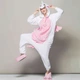 Пижама кигуруми Kigurumi Единорог с крыльями Белый с розовым XL 175-185 см. (1012/2) - изображение 2