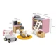 Ігровий набір Viga Toys Дерев'яні меблі для ляльок PolarB Дитяча кімната (44036) - зображення 3