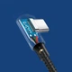 Kabel Ugreen US176 USB - Type-C Both Angled 3 A Data Cable 1 m Black (6957303828562) - obraz 3