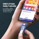 Kabel Ugreen US270 OTG Adapter Type-C 3.1 m - USB 3.0 F Alum. Gray (6957303852833) - obraz 7