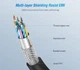 Кабель Ugreen HD101 HDMI Round Cable 1.5m (Yellow/Black) (UGR-10128) - зображення 6