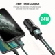 Ładowarka samochodowa Ugreen ED018 24 W 2 x USB Car Charger Black (6957303858750) - obraz 2