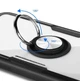 Чехол Primolux Ring Magnetic Stand для Apple iPhone 12 Mini - Black - зображення 5