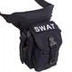 Сумка тактична на стегно SILVER KNIGHT SWAT (нейлон, оксфорд 900D, р-р 28х27х10см, 7л, Чорний) (TY-229_Чорний) - изображение 2