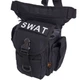 Сумка тактична на стегно SILVER KNIGHT SWAT (нейлон, оксфорд 900D, р-р 28х27х10см, 7л, Чорний) (TY-229_Чорний) - изображение 4
