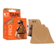 Кінезіо тейп KT TAPE PRO SYNTHETIC PRECUT 5смх5м бежевий - зображення 1