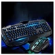 Игровая клавиатура с мышкой Keyboard Atlanfa V100, с подсветкой 3 режима. проводная - изображение 2