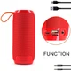 Портативна бездротова стерео Bluetooth колонка T&G 106 c USB і MicroSD Червона (106 Red) - зображення 3