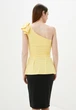 Женский костюм блуза с бантиком + юбка миди Подіум Bow 27928-YELLOW XXL Желтый - изображение 3