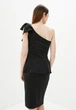 Женский костюм блуза с бантиком + юбка миди Подіум Bow 27928-BLACK L Черный - изображение 3