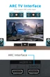Адаптер HDMI ARC - Optical - Coaxial перетворювач екстрактор конвертер аудіо звуку в 5.1 Toslink / Коаксіальний + Аналоговий стерео 2.0 RCA тюльпани / міні джек 3.5 мм (AY80_PRO) - зображення 7