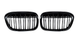 Решетки радиатора BMW X1 F48 2015-2019 год Черные глянцевые Двойные M-Look - изображение 3