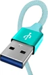 Кабель Colorway USB - Type-C 2.4А 2 м Mint (CW-CBUC008-MT) - зображення 3