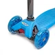 Самокат детский трехколесный MAXI Scale Scooter BLUE Синий Светящиеся колеса Съемный руль от 3 до 7 - изображение 3