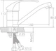 Смеситель-кран кухонный TAU SD-2B143C - изображение 8