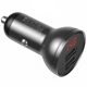 Автомобильное зарядное устройство Baseus TZCCBX-C0G 2USB Black + Cable Type-C - изображение 4
